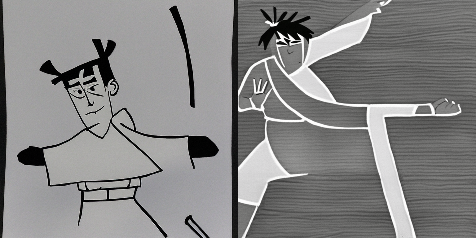 prompt: “<samurai-jack>”