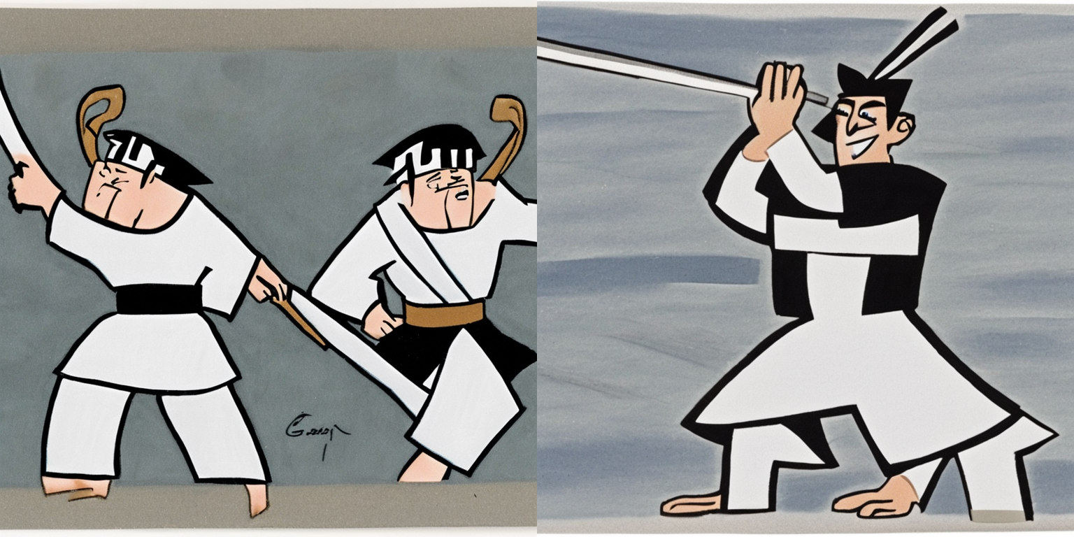 prompt: “<samurai-jack>”